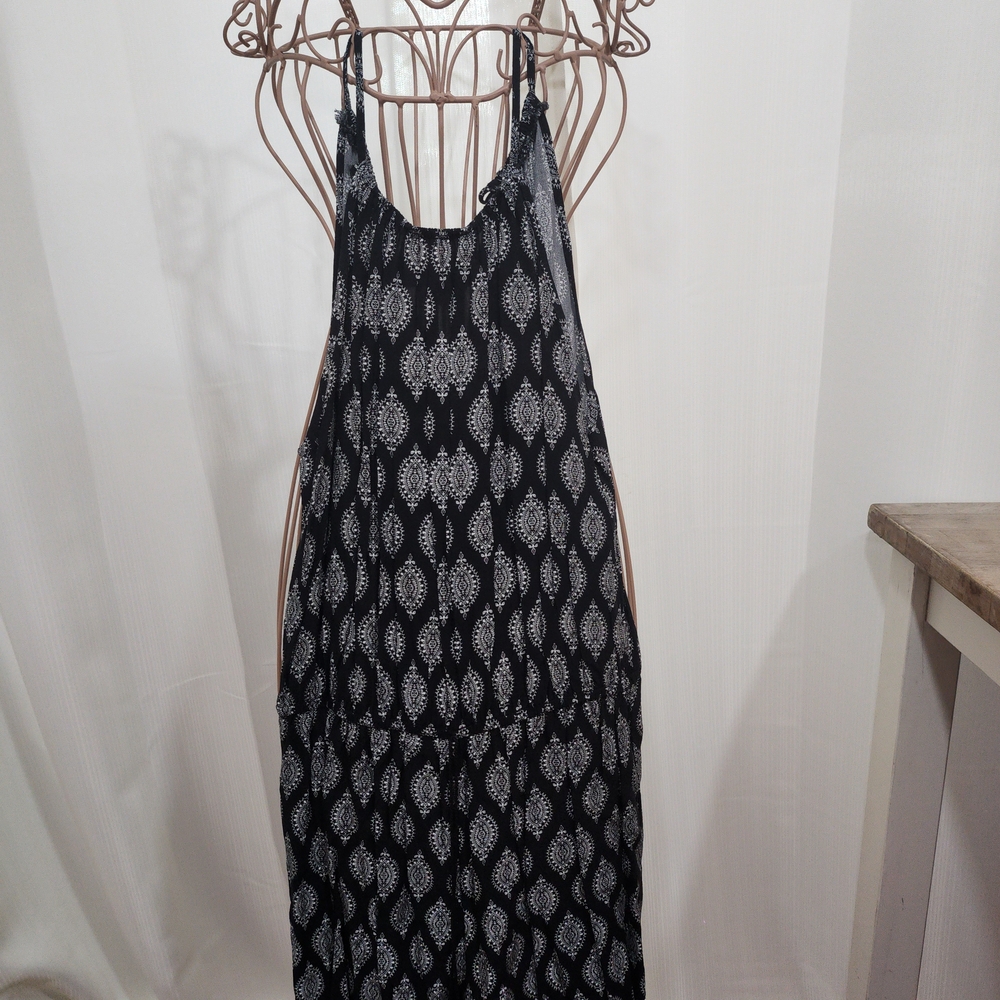Mossimo Supply Co. Black and White Maxi Dress